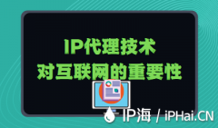 IP代理技术对互联网的重要性