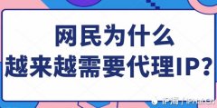 网民为什么越来越需要代理IP？