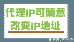 代理IP可随意改变IP地址