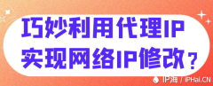 巧妙利用代理IP实现网络IP修改？