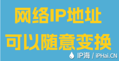 网络IP地址可以随意变换