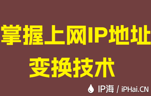 掌握上网IP地址变换技术