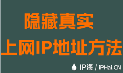 隐藏真实上网IP地址方法