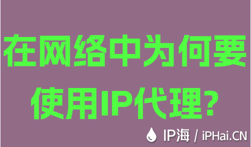 在网络中为何要使用IP代理？