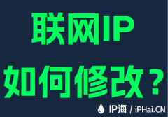 联网IP如何修改？