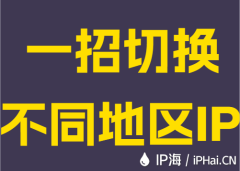 一招切换不同地区IP